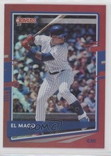 2020 Panini Donruss Nickname Variation Holo Red Javier Baez (El Mago) #90 1u6