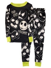 Boys 2-Piece Jack Skellington Nightmare Before Christmas Pajama Set