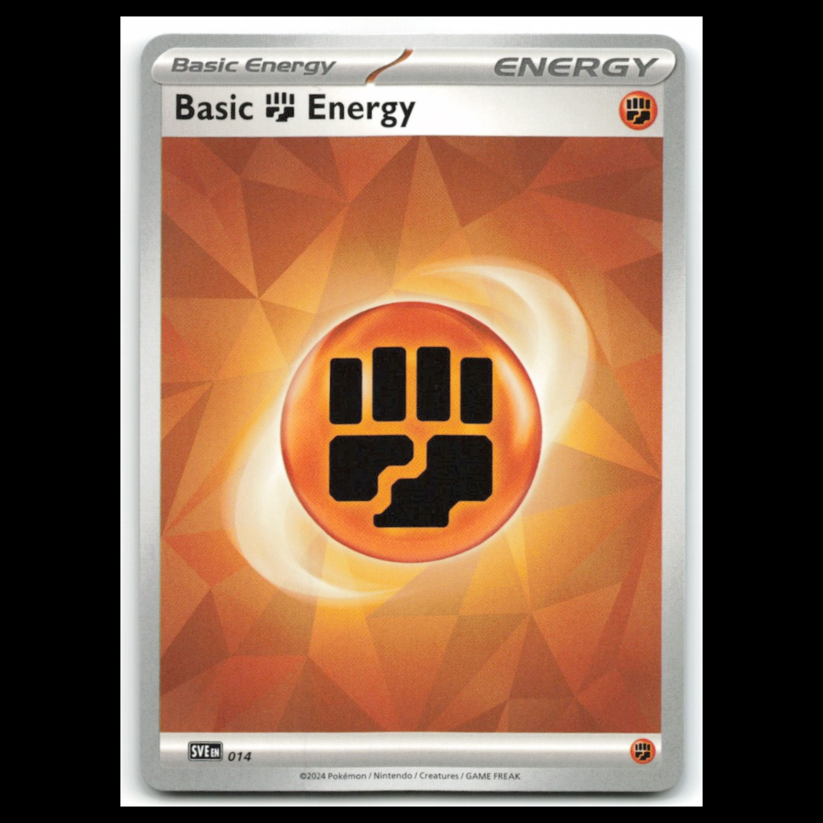 Basic Fighting Energy #14 2025 Scarlet - Violet Series - Prismatic Evolutions NM