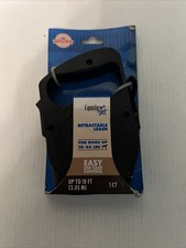 Retractable Dog Leash, 10 ft. Easy One Hand Control, Dog, Cat, Family Pet