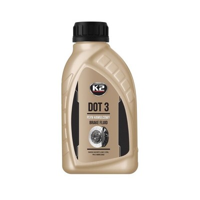 (6,20 EUR/L) K2 BREMSFLÜSSIGKEIT DOT3 500 ML