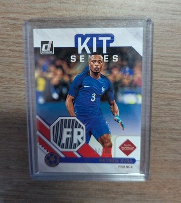 2021-22 Donruss Soccer Patrice Evra /10 Kit Series MATCH WORN PATCH France