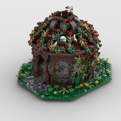 Royal Pavilion & Garden Model Creative Toys Set 1087 Pieces MOC Build