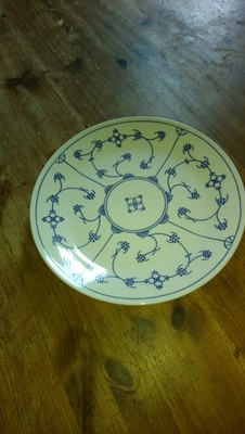 Kahla Blau SAKS Porzellan Kuchenplatte Servierplatte 28cm