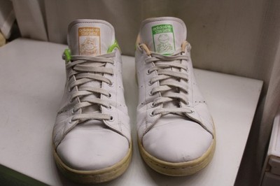 Size 10.5 - Disney x adidas Stan Smith Miss Piggy & Kermit White Leather Comfort