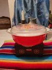 Vintage Red Pyrex Casserole Dish With Lid