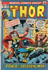 Marvel Comics Thor Volume 1 Book #206 Lower Mid Grade