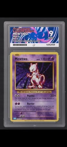 Pokémon TCG Mewtwo 014/034 Ace 9 Classic Collection ENGLISH Edition MINT