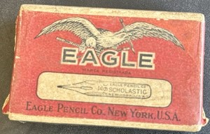 Vintage Box Of Rare Eagle Steel Pen Nibs/  Gliders￼- 25 Eagle : 2 Congressional