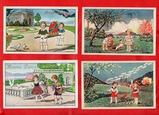BUONA PASQUA -LOTTO 10 BELLE CARTOLINE AUGURALI BAMBINI ANTICHE FP-ILLUSTRATORE