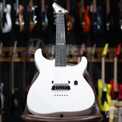 ESP E-II M-I NT Neck Thru Fishman Guitar w/ Case   Snow White (B-stock)