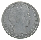 Better 1907 US Barber 90% Silver Half Dollar Coin Collection Set Break *537