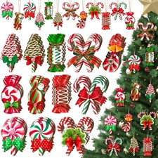 36 Pcs Gingerbread Christmas Ornaments Christmas Tree Decorations 3 Inch Deco...