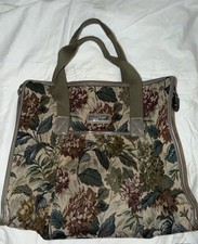 Vintage Diane Von Furstenberg Floral Tapestry Tote Bag DVF Boho Shoulder Bag