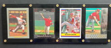 Cincinnati Reds  Pitchers Cards Mounted in display frame (players &amp; years given)
