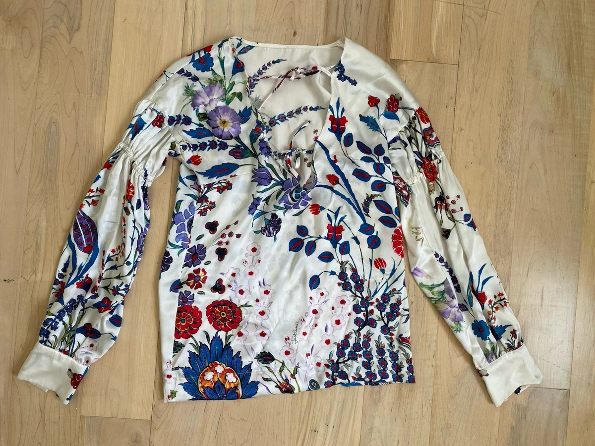 Roberto Cavalli Silk Floral Tops for Women for sale | eBay