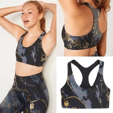 Old Navy Women  s Medium Support PowerSoft Racerback Sports Bra Size XS 33