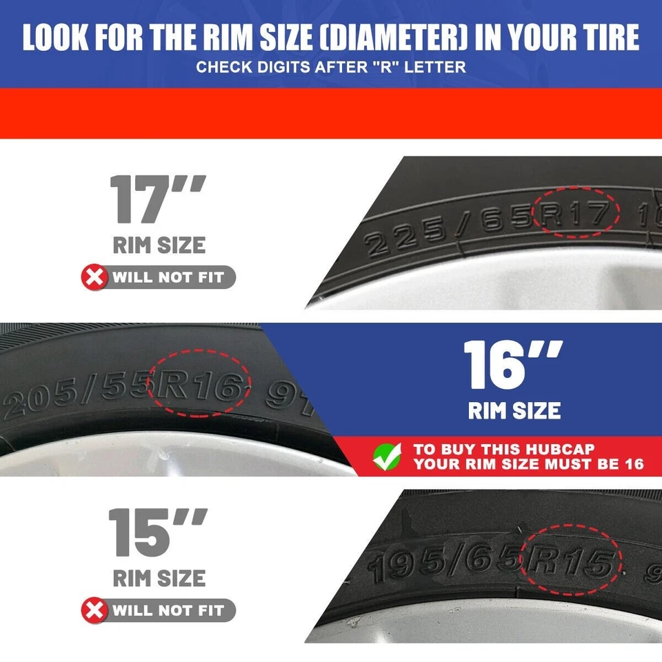 WHEEL COVER HUBCAP FOR 2010-2014 VOLKSWAGEN JETTA 16" SILVER (1-PIECE) # 506-16S Foto 4 de 4