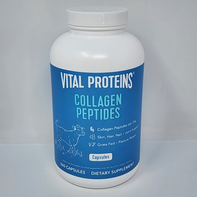 #ad Vital Proteins Collagen Peptides Supplement 360 Capsules Exp 03 2027 $29.99