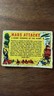1962 Mars Attacks Topps #55 Checklist Card