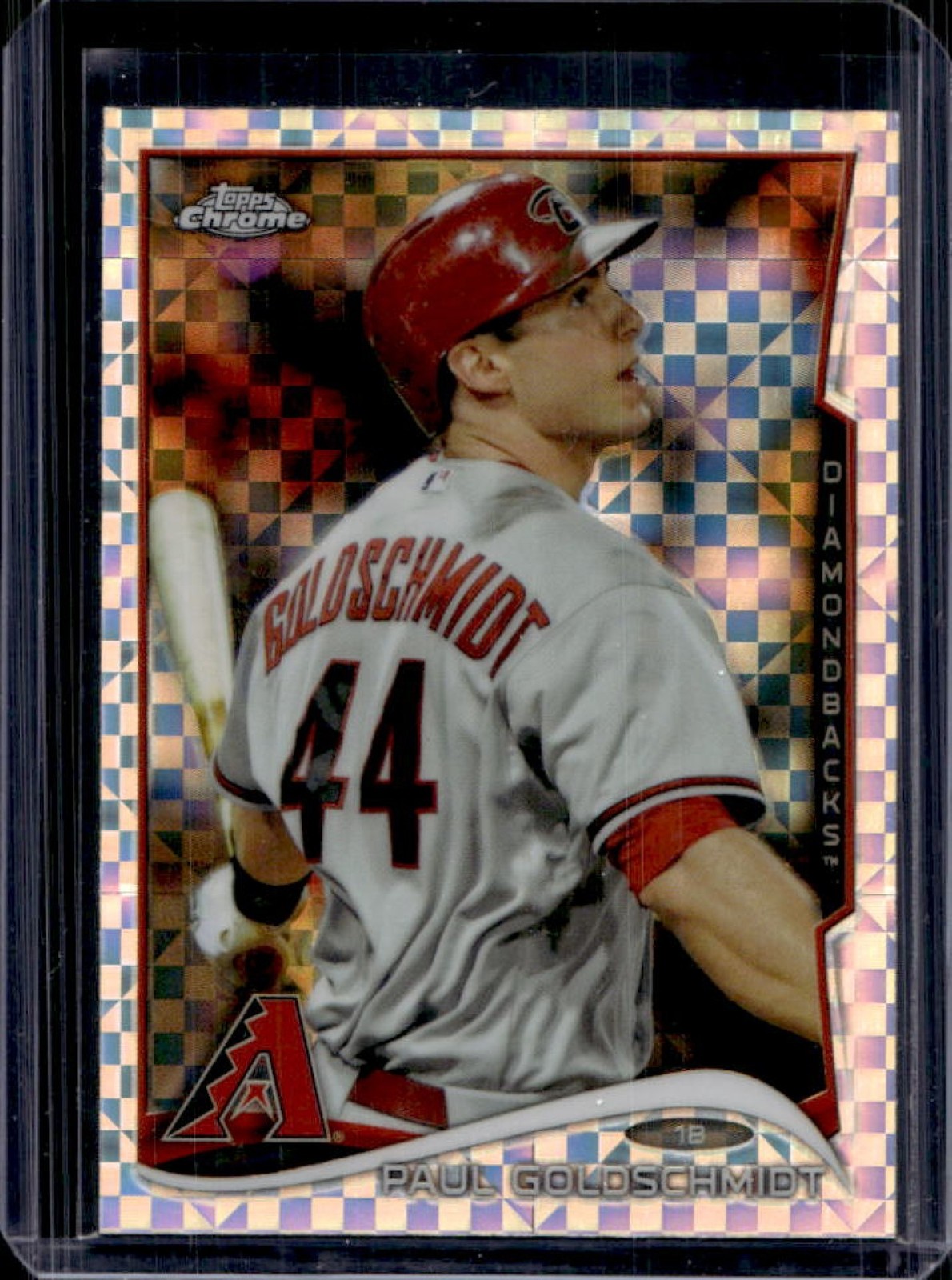 2014 Topps Chrome Paul Goldschmidt X Fractor #125 Diamondbacks