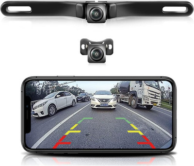 Wifi Car Wireless Backup Camera, Greenyi 5G 720P HD Car License Plate Rear/Front