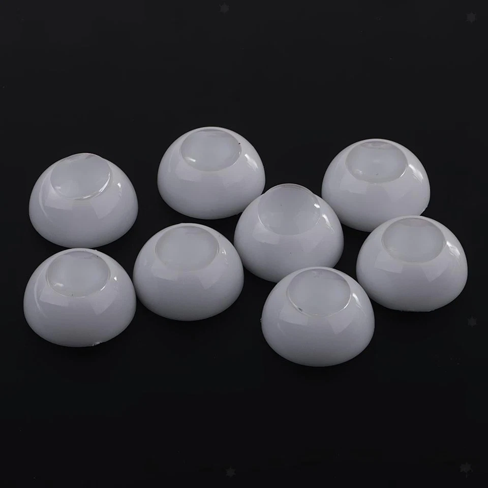 4 coppie 12 millimetri mezza tondi bambole vuote occhiali da 7 millimetri - Immagine 2 di 4