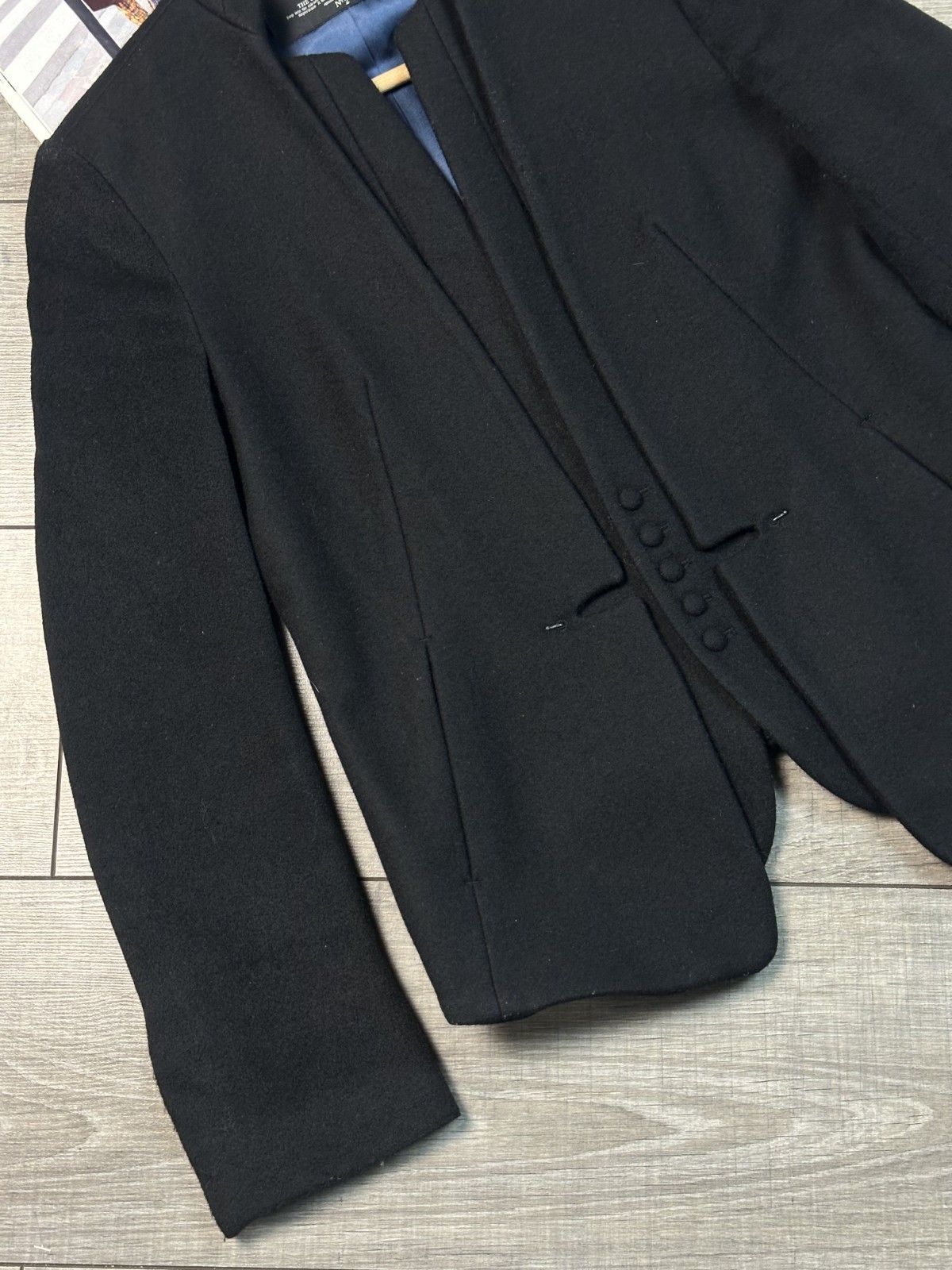 Initial Wool Blend Tailored Jacket Blazer Hong Ko… - image 2