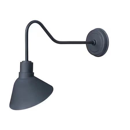 MAXIM LIGHTING 10116BK Signlite 1-Light 7.5" Wide Black Outdoor Wall Sconce - Picture 1 of 3