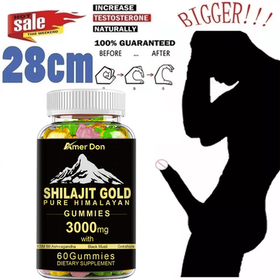#ad 60 Shilajit Gummies Pure Himalayan Shilajit amp; Ashwagandha Boost Strength $13.89
