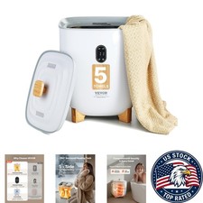 Certified 25L Towel Warmer with Dual Temp Settings for Home Spa Relaxation