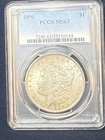 1896 Morgan Silver Dollar MS-63 PCGS Slabbed. Low Price!