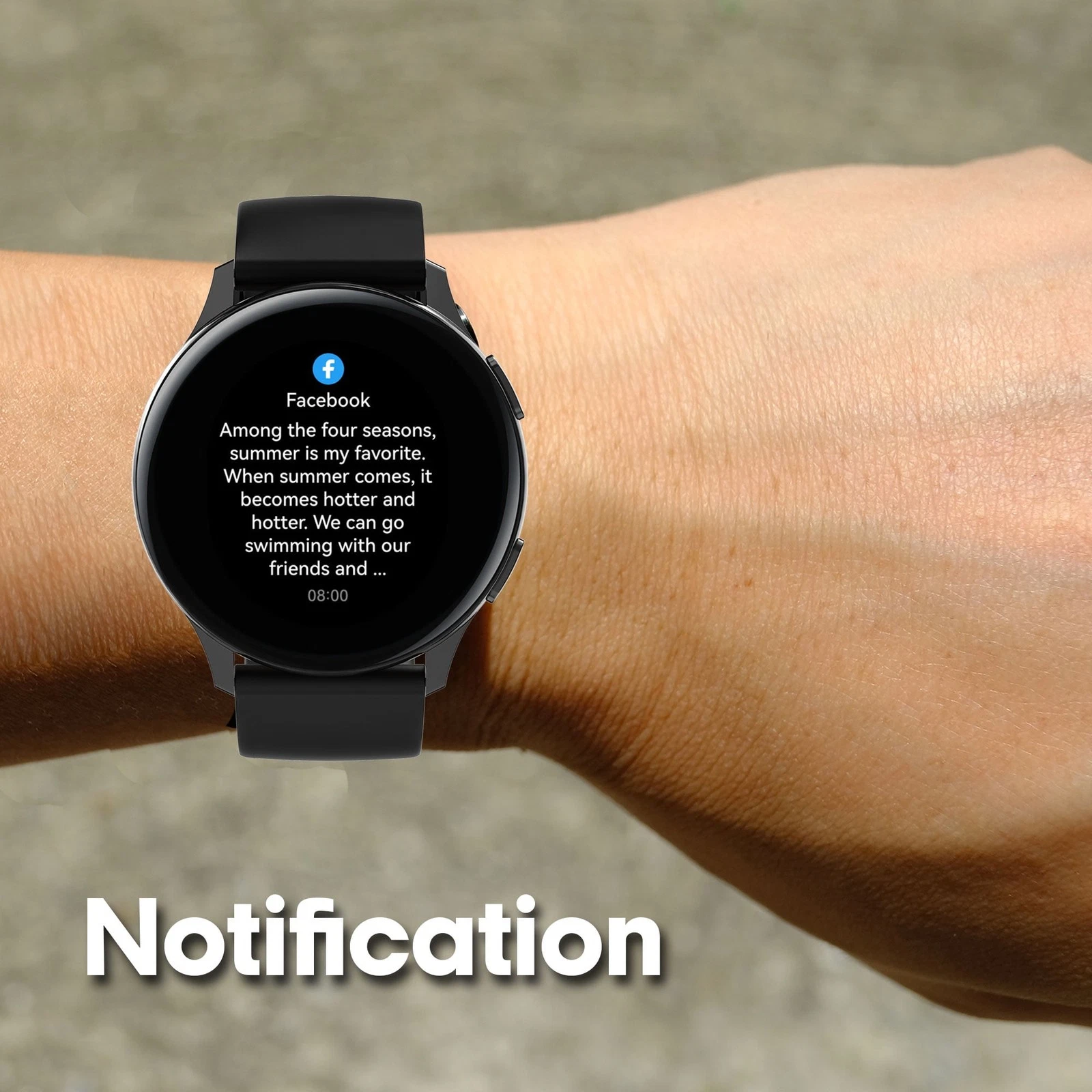 Nokia 3PLCALLIEBK Vibe Callie Smartwatch 1.43in AMOLED Bluetooth