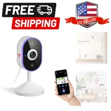 WiFi Security Camera Wireless with 2-Way Audio, Enhanced Cam with AI Human De...