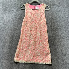 Julie Brown Sheath Dress Women 4 Pink Floral Coquette Soft Girl Feminine Fairy