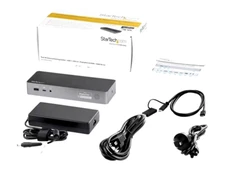 StarTech Dual Monitor 4K USB-C/USBA Laptop Docking Station & 100W Power Delivery
