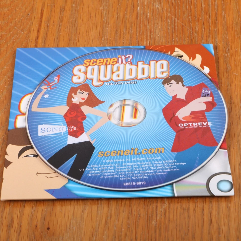 Scene It Squabble Board Game Replacement DVD Disc Only - Image 2 of 4