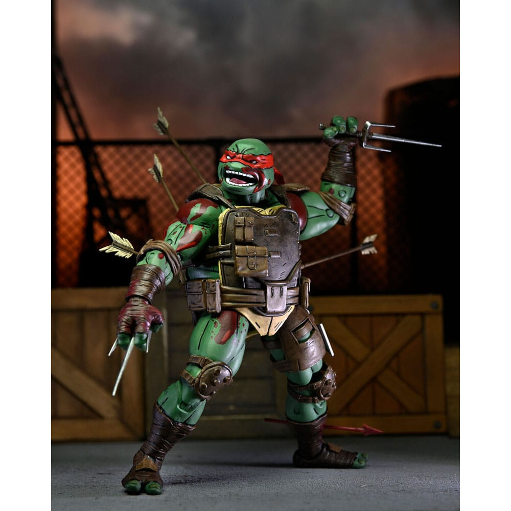 Raphael TMNT Last Ronin Figurine NECA pour Décoration Vitrine Collector Geek