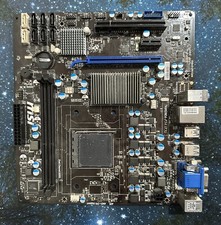 MSI 760GMA-P34 FX  AMD Socket AM3 mATX Desktop Motherboard faulty 