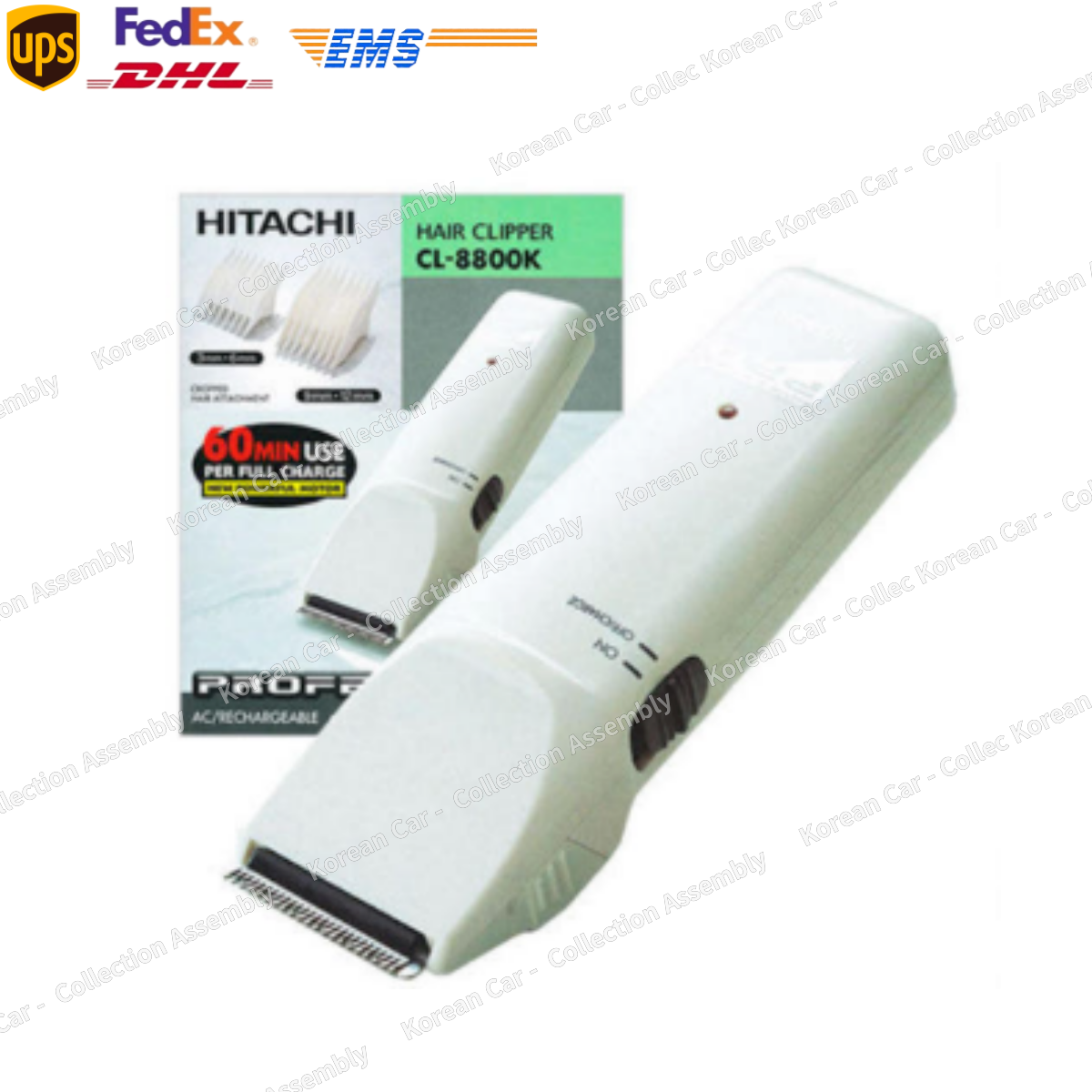 HITACHI CL-8800K (Himax) Professional Rechargeable Trimmer Hair