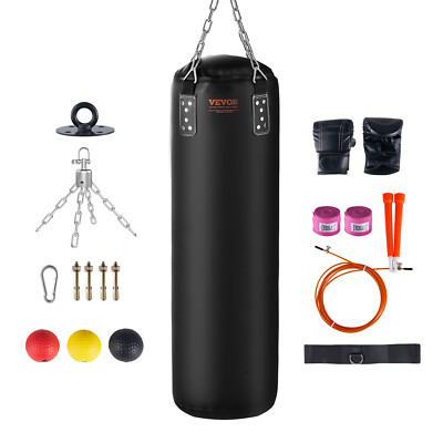 VEVOR Heavy Punching Bag Set Hanging Boxing Bag MMA Training with