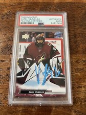 Karel Vejmelka IP Signed Upper Deck Card Psa Dna Coa Slab Coyotes Autographed