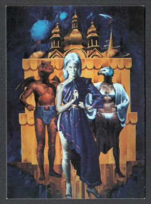 COMIC BILDER MEDAILLON KARTE VINCENT DiFATE BLUEPRINTS OF FUTURE 1994 unnummeriert
