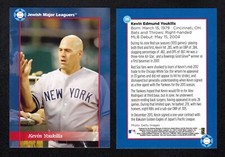 Rare! Kevin Youkilis New York Yankees 2014 Jewish Major Leaguers Baseball Card