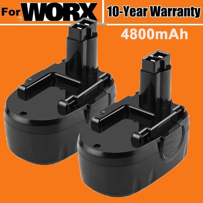 2X WA3152 For Worx WA3127 18V 4.8Ah WG150 WG250 WG152 WG153 C1817A005 Battery