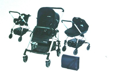 Bebe Confort Kombikinderwagen Trio Streety Plus Total Black Ausstellung Ebay