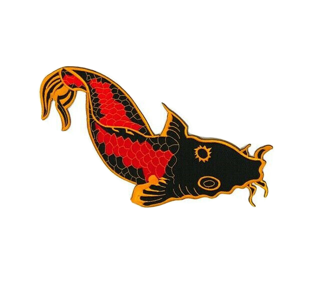 Large Japanese Koi Carp Fish Japan Aquarium XL 10 Inch Embroidery