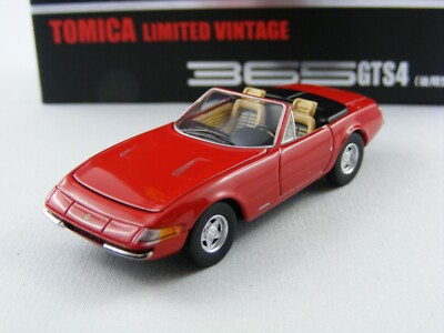 '71 Ferrari 365 GTS/4 Daytona in rot, Tomytec Tomica Limited Vintage Neo,1/64