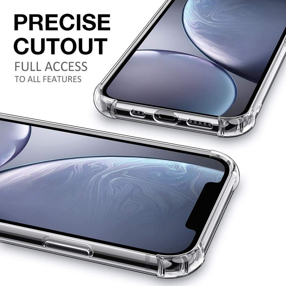 Coque Bumper Transparente Anti-Choc Pour IPhone 7 à 17 - TPU Silicone - Protection Ultralégère