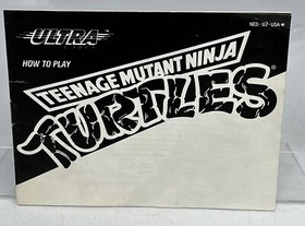 Teenage Mutant Ninja Turtles (Nintendo NES, 1990) Authentic Cart & Manual Tested